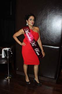 Malishka in Red at Bash With TV Celebs