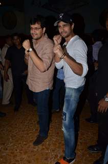 Sidharth Malhotra and Karan Malhotra at Promotions of Brothers