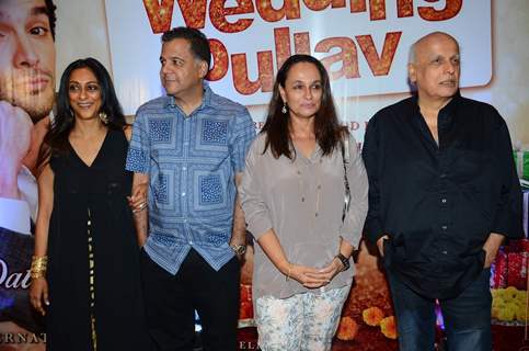 Mahesh Bhatt and Soni Razdan at Trailer Launch of the film Wedding Pulav