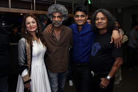 Makarand Deshpande and Snadeep at Smita Thackarey's Birthday Bash