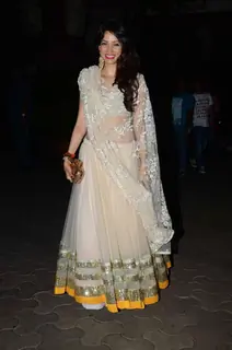 Vidya Malvade at Queenie Singh's Wedding Bash