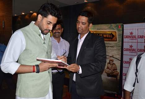 Abhishek Bachchan at Press Meet of All Is Well