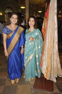 Shaina NC at Woven Wonders of Varanasi Exhibition