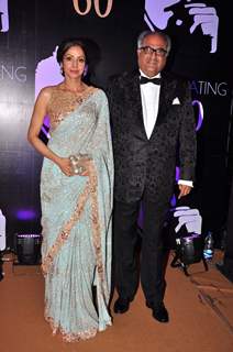 Sridevi and Boney Kapoor at Chiranjeevi's 60th Birthday Celebrations