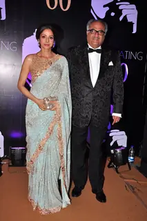Sridevi and Boney Kapoor at Chiranjeevi's 60th Birthday Celebrations