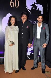 Akkineni Nagarjuna with Family at Chiranjeevi's 60th Birthday Celebrations