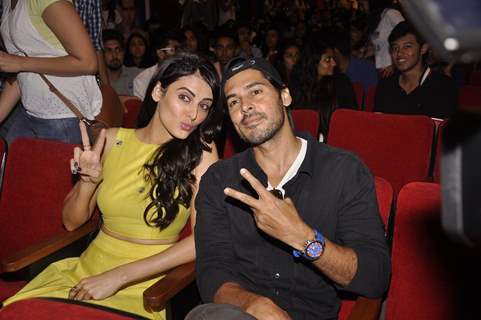 Mandana Karimi and Dino Morea at KC College Event