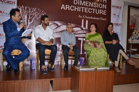 John Abraham and Asha Parekh at Book Launch