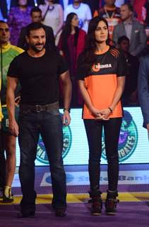 Saif Ali Khan and Katrina Kaif Attends Pro Kabaddi Finale