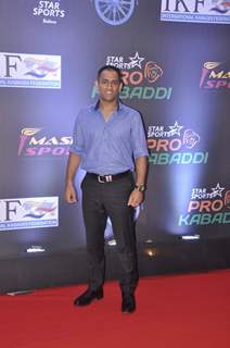 M S Dhoni at Pro Kabaddi Finale