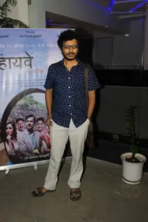 Umesh Kulkarni at Screening of Marathi Movie 'Highway'