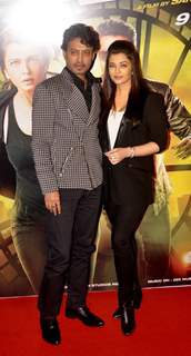 Irrfan Khan and Aishwarya Rai Bachchan at Trailer launch of Jazbaa