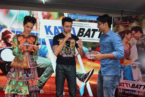 Kangana Ranaut and Imran Khan for Promotions of Katti Batti at MMK College