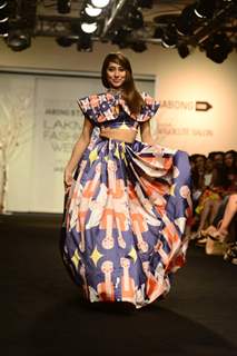 Anusha Dandekar at Lakme Fashion Week