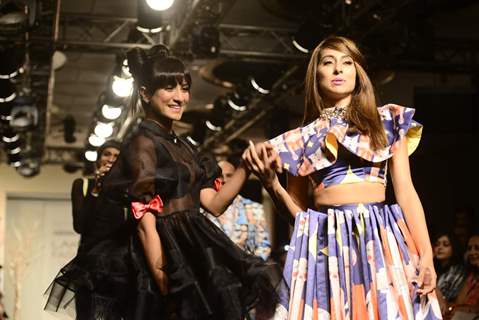 Anusha Dandekar at Lakme Fashion Week