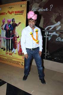 Rajpal Yadav at Screening of Baankey Ki Crazy Baraat