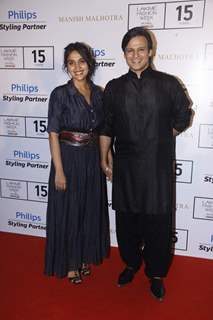 Vivek Oberoi With His Wife at Lakme Fashion Week