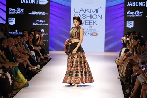 Gauahar Khan at Lakme Fashion Week