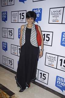 Mandira Bedi at Lakme Fashion Week