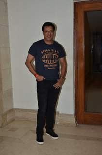 Madhur Bhandarkar poses for the media at Suresh Wadkar's Birthday Bash