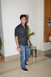 Salim Merchant poses for the media at Suresh Wadkar's Birthday Bash