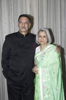 Suresh Oberoi with his wife at Vivek Oberoi's Charity Event