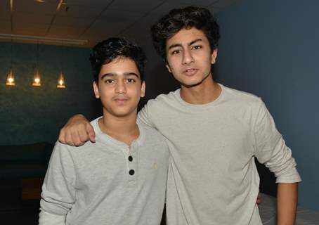 Subhan Nadiadwala and Ibrahim Khan at the Special Screening of Phantom