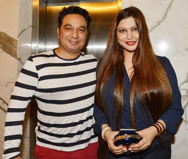 Ahmed Khan with his wife at the Special Screening of Phantom