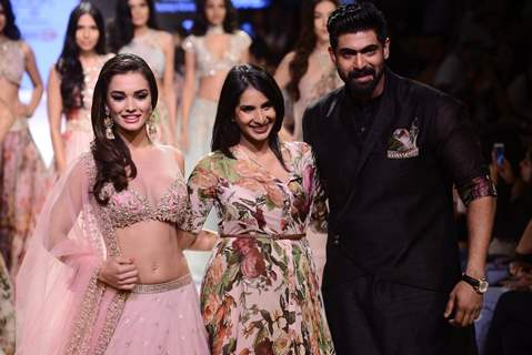 Rana Daggubati and Amy Jackson at Lakme Fashion Week Day 5