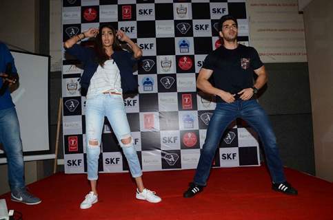 Sooraj and Athiya for Promotions of Hero at Mithibai College