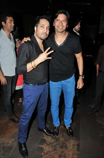 Mika Singh and Shaan at Richa Sharma's Album Launch