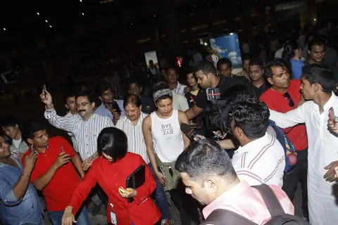 Priyanka Chopra Returns from Quantico Shoot