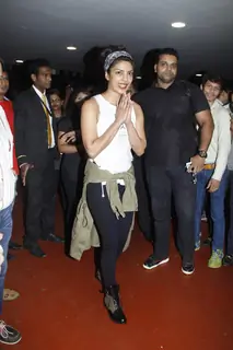Priyanka Chopra Returns from Quantico Shoot