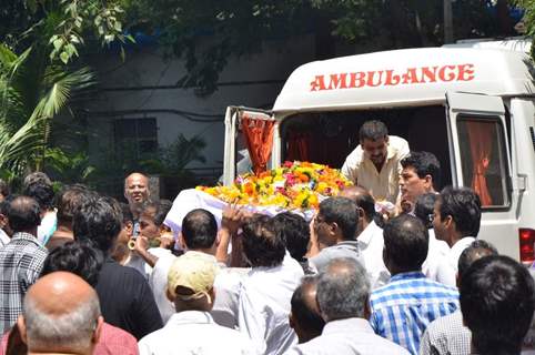 Aadesh Shrivastava's body arrives