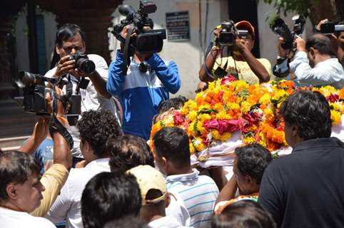 Aadesh Shrivastava's body arrives