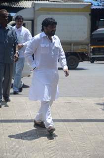 Babul Supriyo was at Aadesh Shrivastava's Funeral