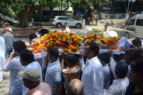 Aadesh Shrivastava's Funeral