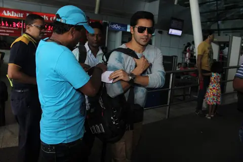 Varun Dhawan Snapped at Airport