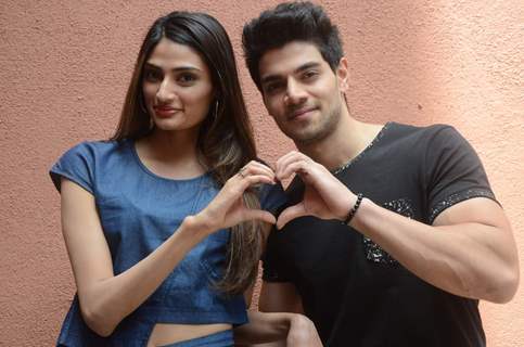 Athiya Shetty and Sooraj Pancholi Promotes Hero at Sophia College