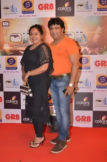 Neelu Vaghela and Arvind Kumar at GR8 ITA Awards