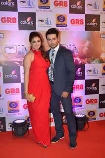 Vivian Dsena and Vahbbiz Dsena at GR8 ITA Awards