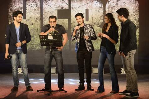 Salman Sings at Music Launch of 'Hero'