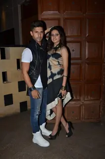 Ravi Dubey and Sargun Mehta Poses at Birthday Bash