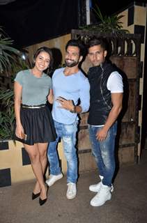 Asha Negi, Rithvik Dhanjani and Ravi Dubey at Sargun Mehta's Birthday Bash