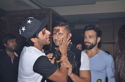 Karavir Bohra and Ravi Dubey at Sargun Mehta's Birthday Bash