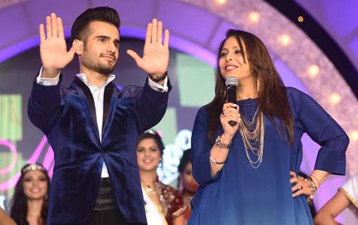 Karan Tacker and Getta Kapoor at Finale of 24th Miss India Worldwide 2015