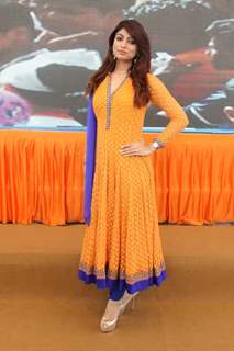 Calendar Girl Actress 'Akanksha Puri' at Pratap Sarnaik's 'Sanskriti Dahikala Utsav'