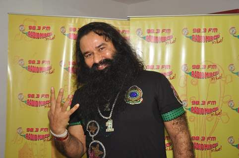 Gurmeet Ram Rahim Singh at Promotion of MSG 2 at Radio Mirchi