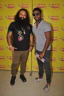 Gurmeet Ram Rahim Singh at Promotion of MSG 2 at Radio Mirchi