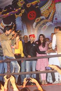 Raveena Tandon and Tehseen Poonawalla at Dahi Handi Event in Pune